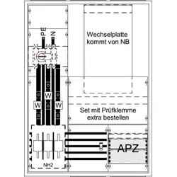 Striebel & John WA37KF51 Mess- und Wandler Komplettschrank A37, 200 A (RDF=1) bei 25°C 2CPX056176R9999