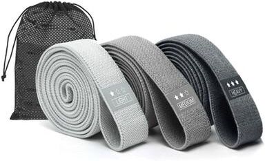 Smart Shopping Spot FlexFit Fabric Resistance Bands Set For Glute, Hip & Leg Strength Training zd05