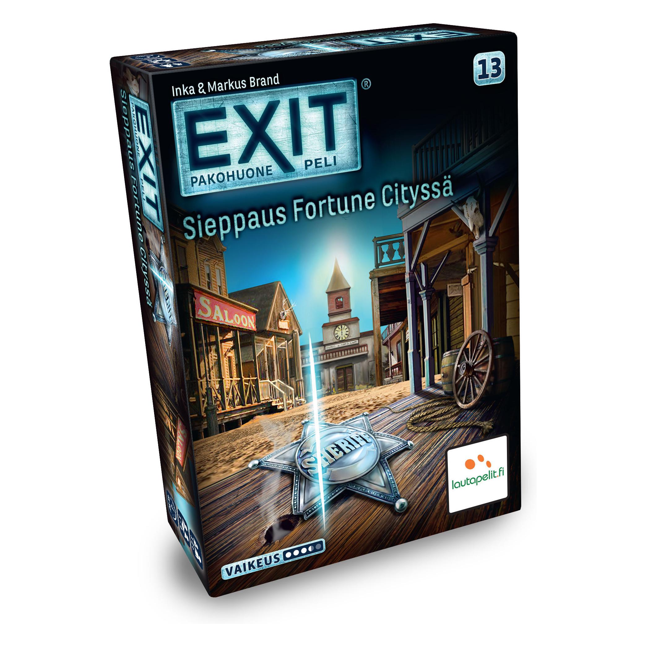 Lautapelit EXIT Sieppaus Fortune Cityssä -pakohuonepeli (1 - 4 Spieler) (LPFI572)