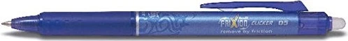 PILOT FriXion Clicker 05 / 0,25 mm, blau - 3er-Set