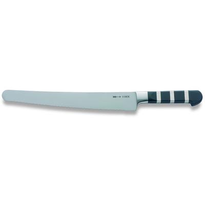 Allzweckmesser F. DICK "Serie 1905", silber (edelstahlfarben), Klingenlänge 26cm, X50 CrMoV15 Klingenstahl, Kochmesser, 26 cm, mit Wellenschliff