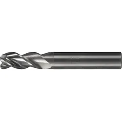 PFERD TOOLS VHM-Fräser Ø20mm, 3 Schneiden, 2xDC, Radius 2mm, unbeschichtet, Schaft HA - 23000440