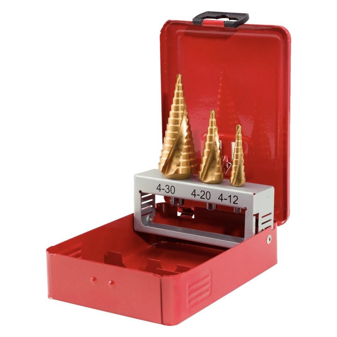 KS Tools HSS TiN Stufenbohrer-Satz (330.2423)