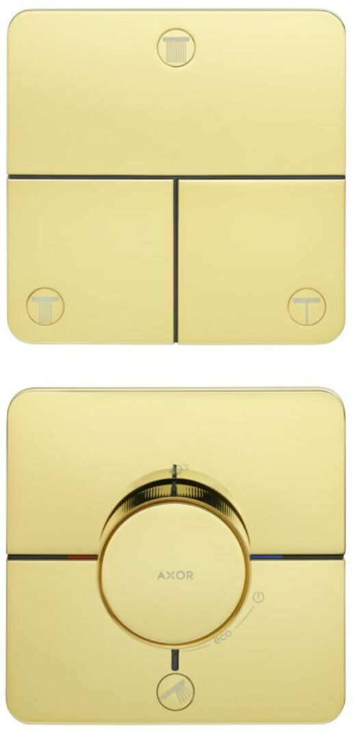 Hansgrohe Ventil Axor ShowerSelect ID UP, 3 Verbaucher, softsqua, pol. gol opt (36781990)