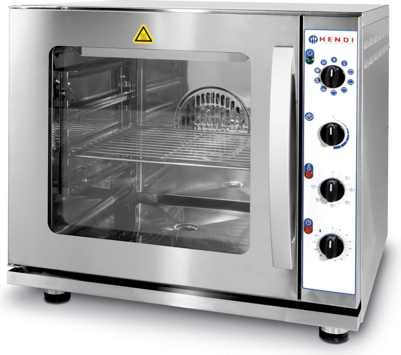 HENDI combidampoven met grill, geschikt voor 4 GN 2/3 bakplaten