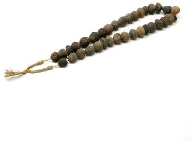 "Artissance 16""W Long Vintage Africa Colored Clay Bead"