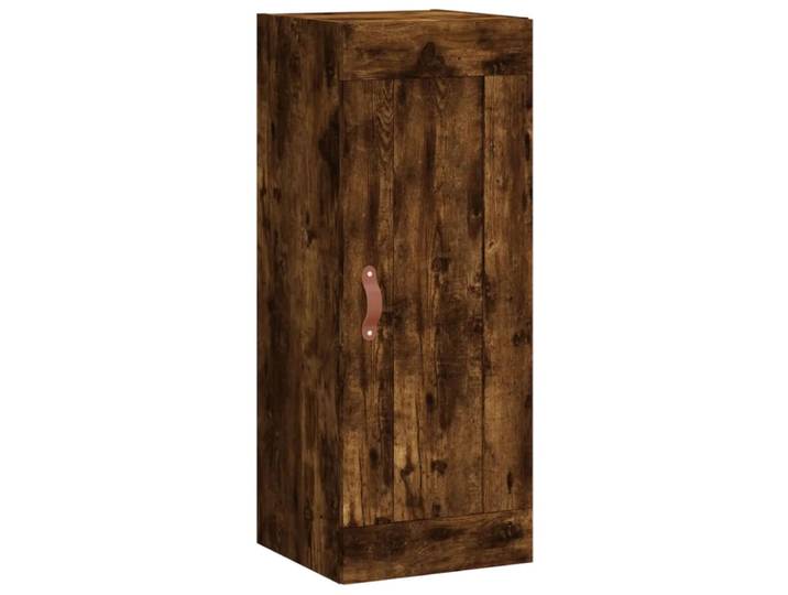 Armoire murale élégante rangement 34 x 34 x 90 cm bois beige