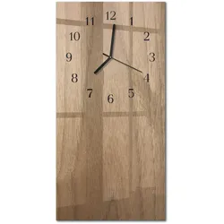 WANDUHR aus Glas 30x60 cm - Tisch