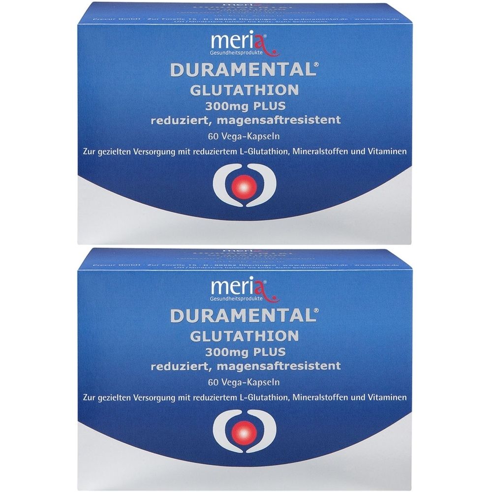 Duramental Glutathion 300 mg Plus magensaftr.Kaps. 2x 2x60 St Kapseln magensaftresistent