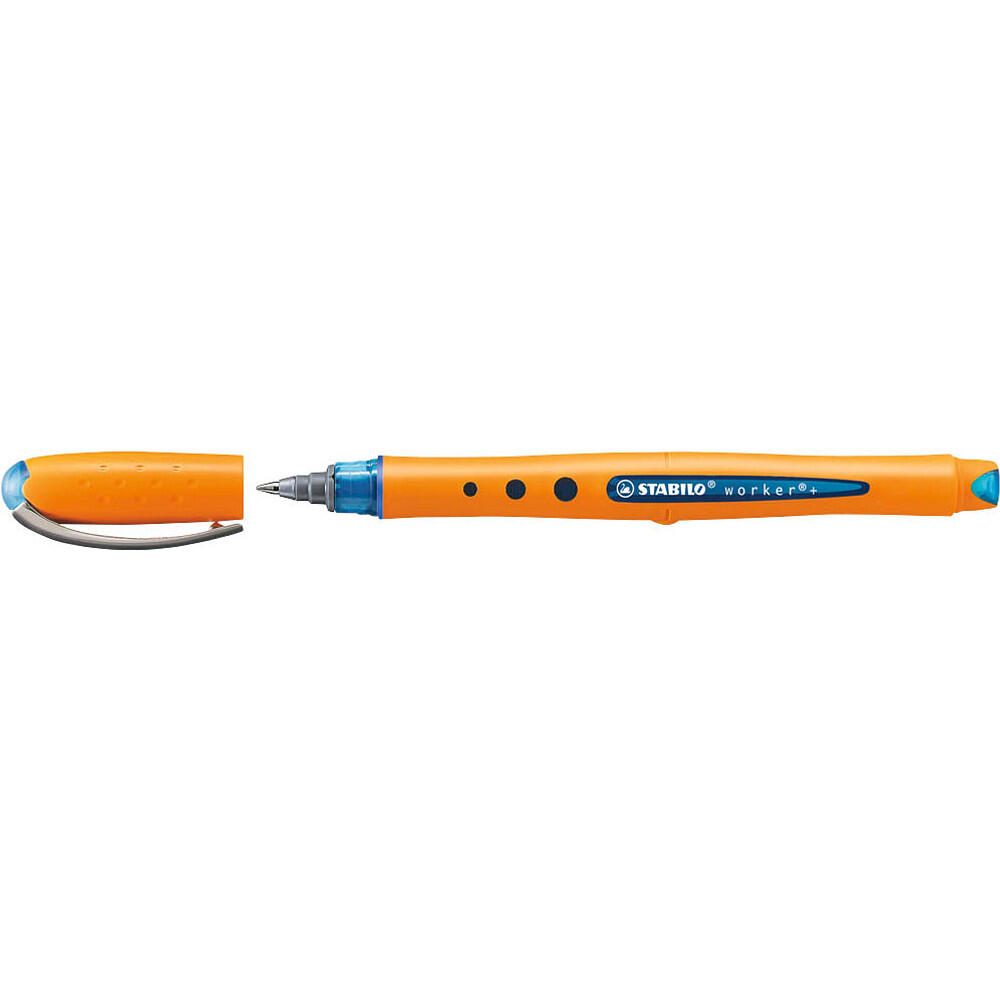 STABILO worker + Tintenroller 0,3 mm - Schreibfarbe blau 2016/41