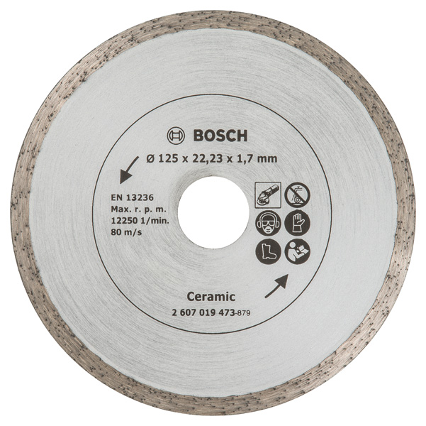 Bosch Diamanttrennscheibe für Fliesen, Durchmesser: 125 mm 2607019473