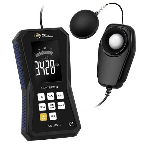 PCE Instruments Luxmessgerät PCE-LMD 10 |0 ... 400.000 Lux |Footcandle |Akku wiederaufladbar |Software |Speicher |USB