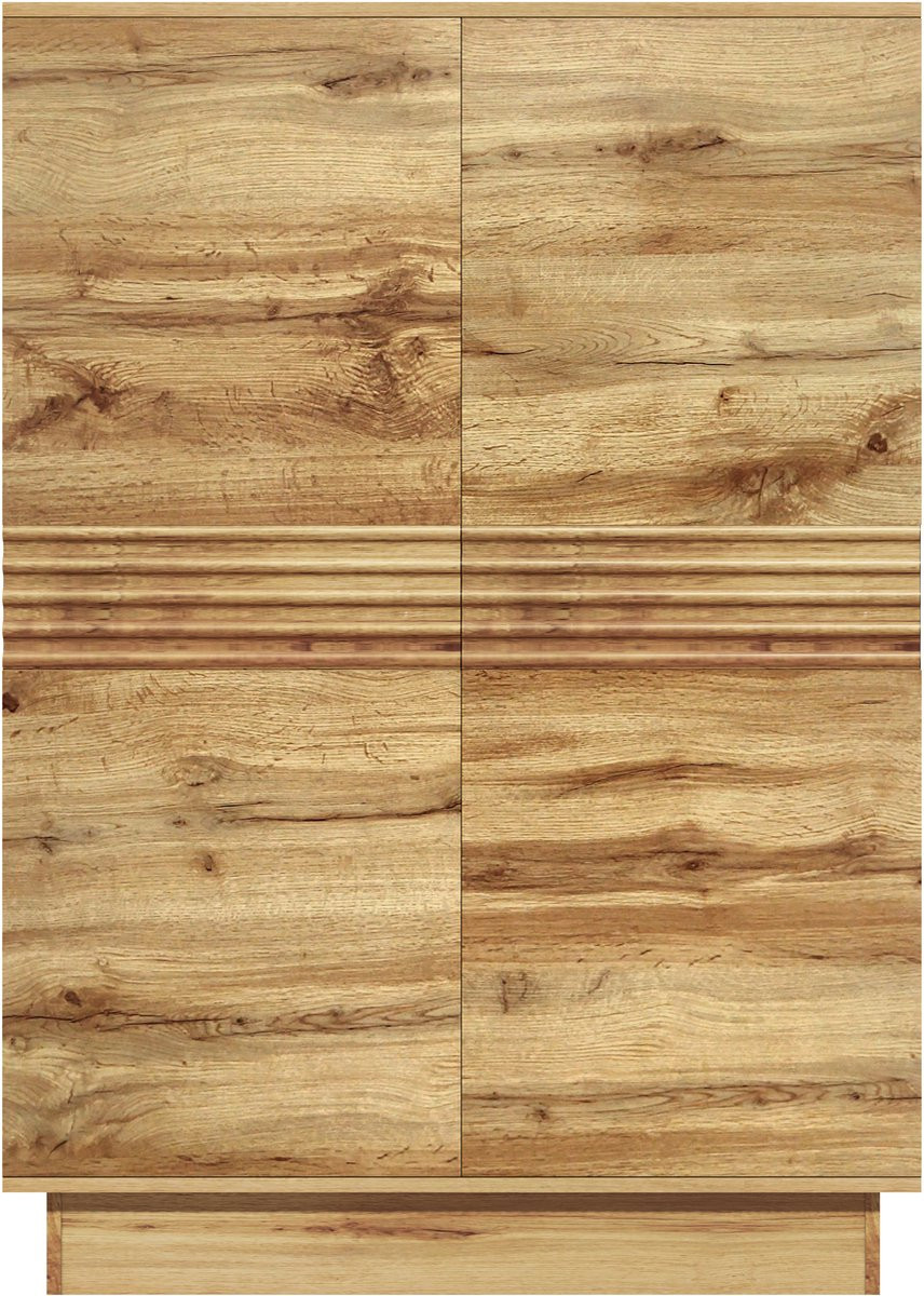Toro Highboard 2-deurs Eikenlook