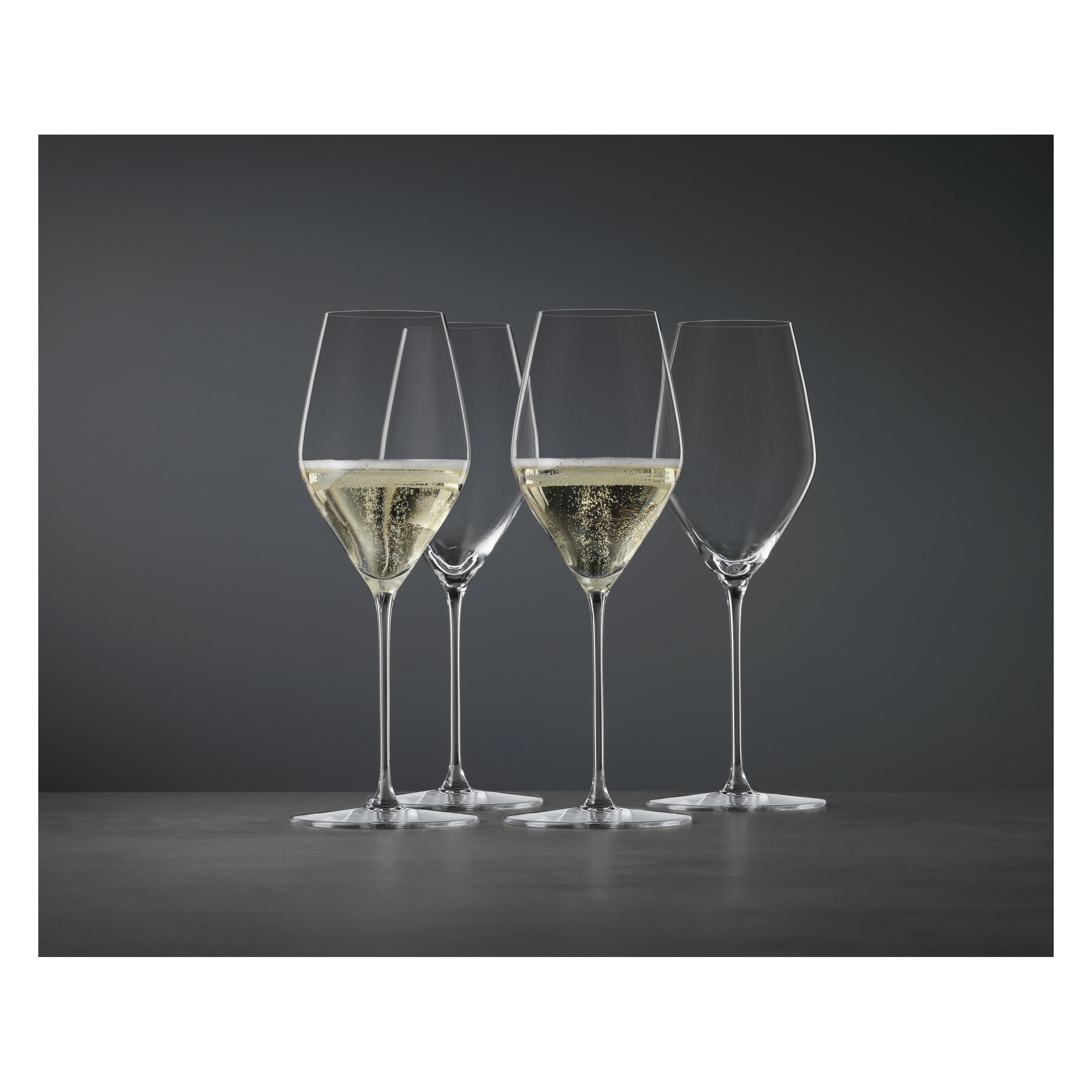 Spiegelau Flute Hi-Lite 34,7cl, 4er-Pack (34.70 cl, 4 Gläser, Sektgläser) (1750479)