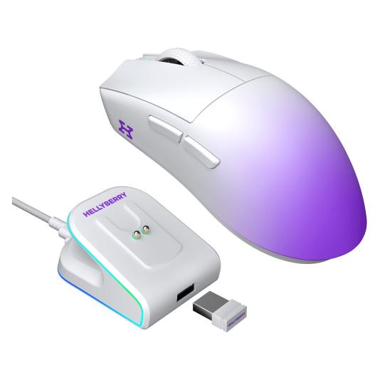 Hator Hellyberry (Powered by ) HM47-WP PRO 26000 dpi - kabellose Maus für Gamer (Kabellos) (70405753)