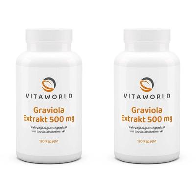 Graviola Extrakt 500 mg Kapseln 2x 2x120 St
