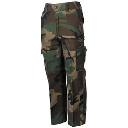 Mfh, Unisex, Outdoorhose, US BDU Kinderhose, woodland, Mehrfarbig