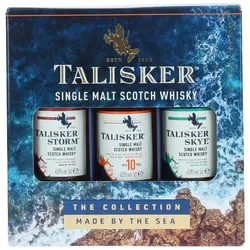Talisker Miniatur 3er Probierset Skye, Storm, 10 Jahre - Single...