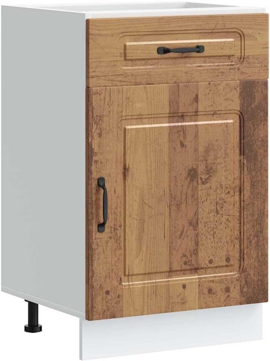 Keukenkast Onderkast Kalmar Houtkleur
