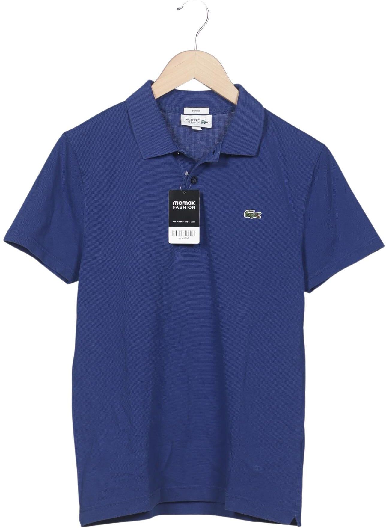 Lacoste Sport Herren Poloshirt, Blau, Gr. M (Lacoste 3), Baumwolle - Second Hand