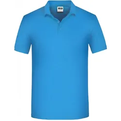 Bio Polo T-Shirt "JN874" - XXL - aqua