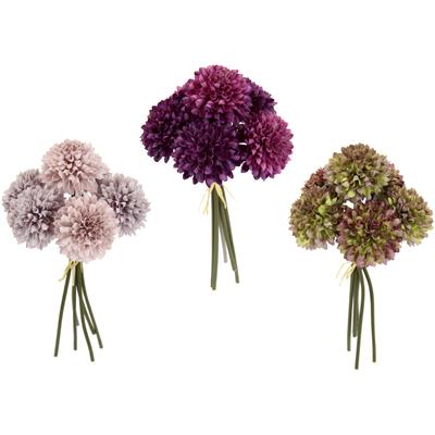 Blumenstrauß I.GE.A. "Dahlien", bunt, L:14cm, Schnittblumen, Blumendeko