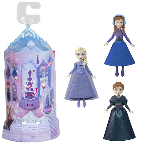 Mattel Disney Frozen IJspaleis Draaiverrassing speelset met minipaleis en poppen JCR90
