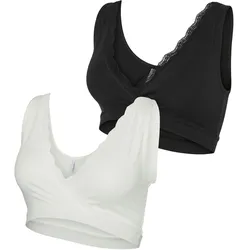 Mamalicious 2er Pack Schwangerschafts-BH »Mlhelena« - Damen - Gr. XS - schwarz