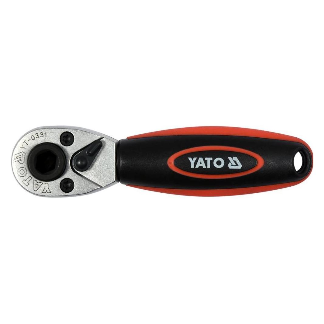 Yato Stubby Ratchet Handle And Bit Drive 14 (1/4") (YT-0331)