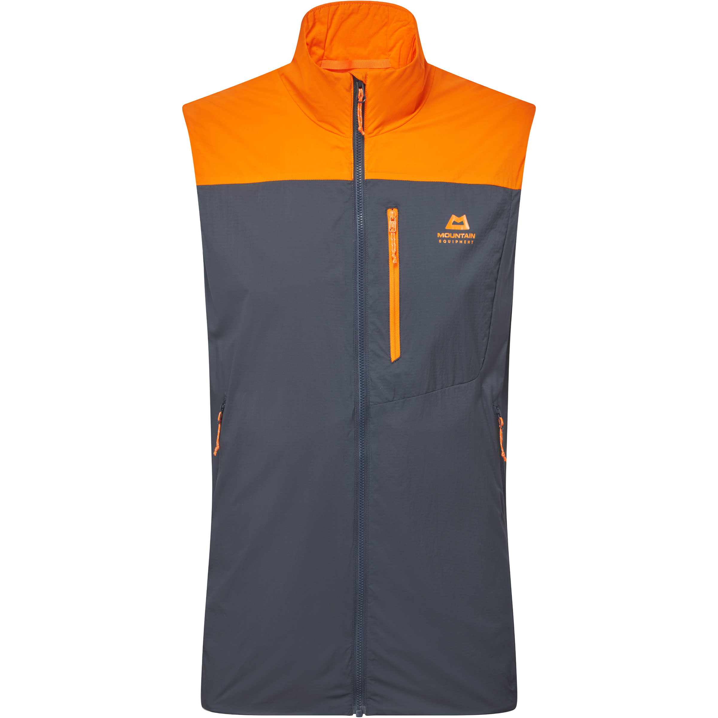 Mountain Equipment Aerotherm Weste Herren Softshellwesten blau Größe M Bergsteigen Elastisch