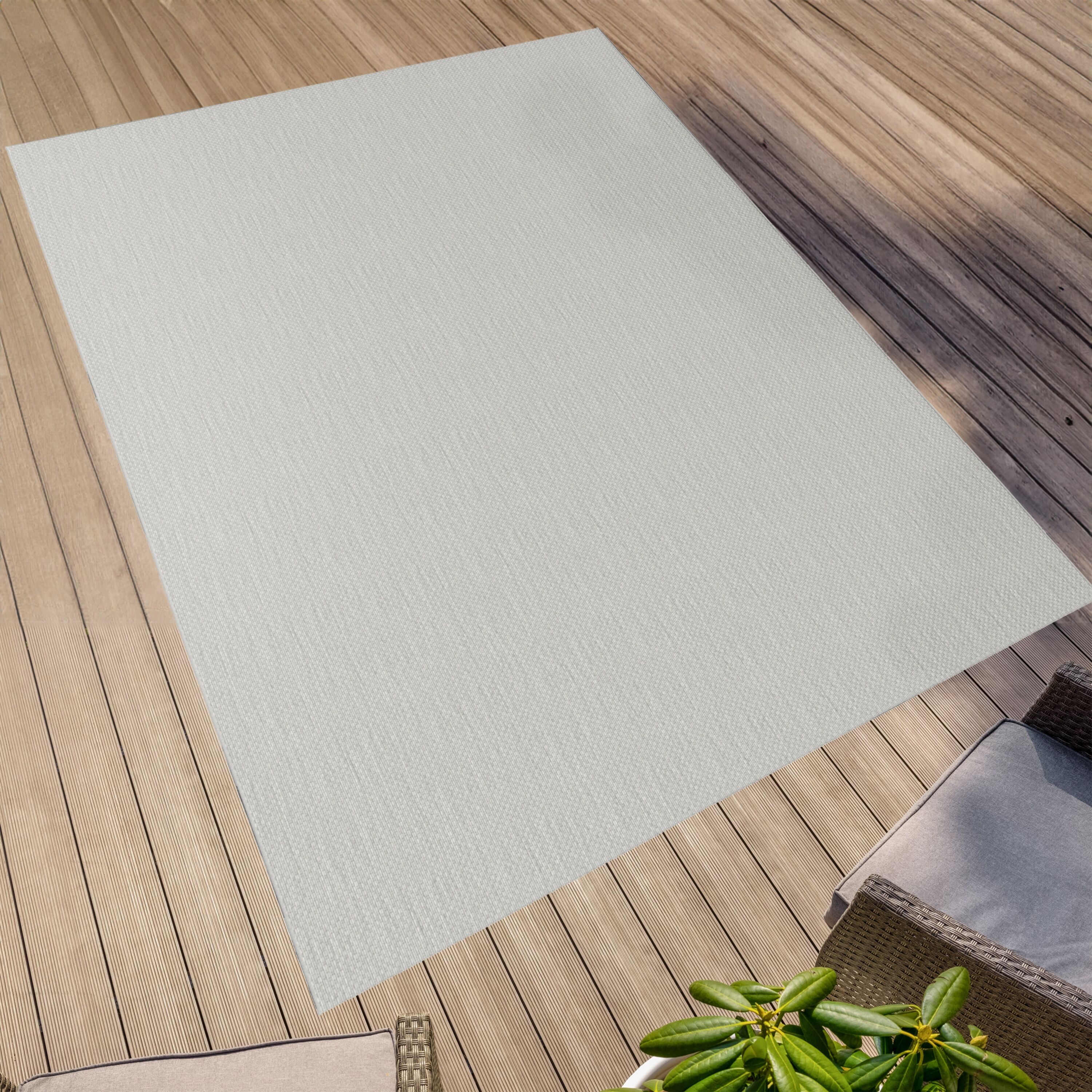 Teppich "Outdoorteppich ELDORADO Granito", grau (hellgrau), B:200cm H:4mm L:290cm, Polypropylen, PRIMAFLOR-IDEEN IN TEXTIL, Teppiche, Teppich, Flachgewebe, meliert, In- und Outdoor geeignet, wasserfest hellgrau B : 200cm 1 Stk., 4mm, L: 290cm