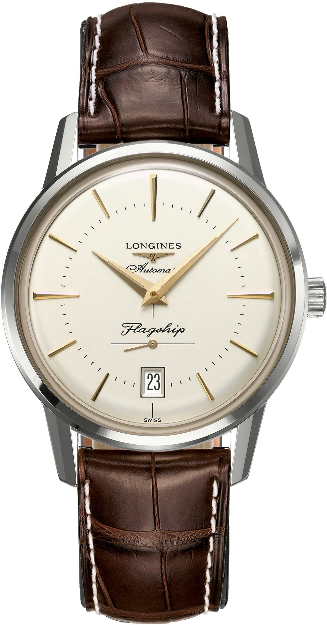 Longines L4.795.4.78.2 Flagship Heritage rannekello