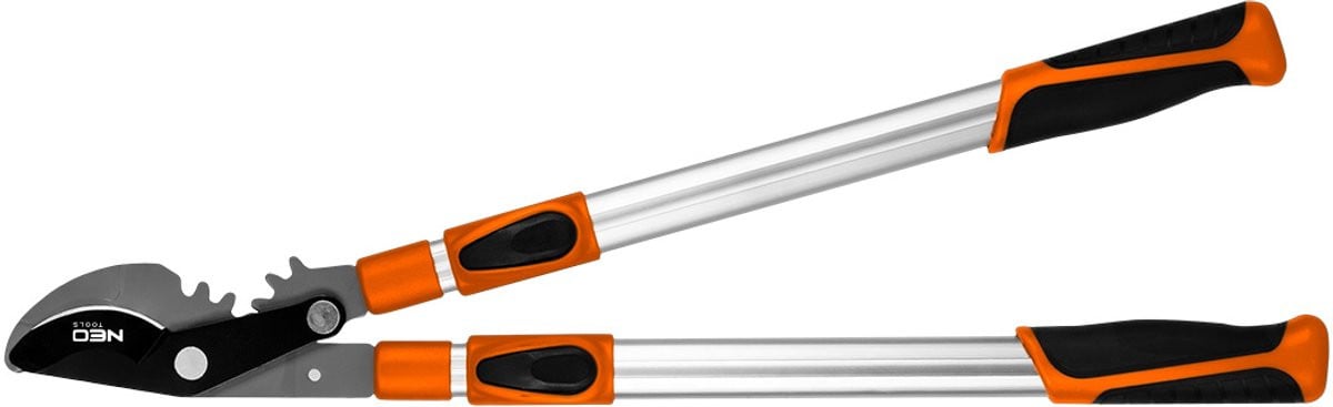 NEO TOOLS 15-253 Bypass Snoeischaar met Telescoopgrepen voor takken tot 42 mm, 665 mm