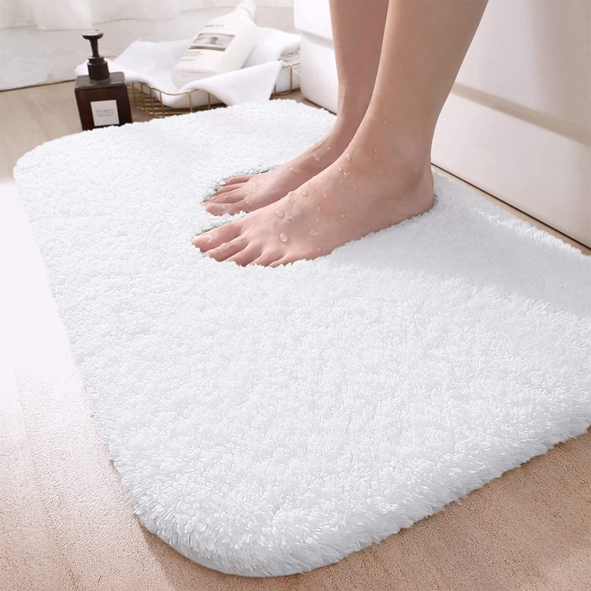 Zachte Antislip Badmat van Microvezel voor Comfort en Veiligheid in de Badkamer