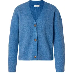 Tchibo - Strickjacke mit Wolle - Damen - Gr. XL - blau