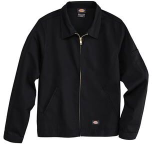 Dickies JT75 Men's Unlined Industrial Eisenhower Jacket in Black size Medium JT78