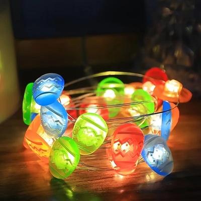 3m-30leds Osterei Hase Kupferdraht Lichterkette AAA Batteriekasten Netzteil Indoor Party Abendessen festliche Atmosphäre Dekoration Lichterkette
