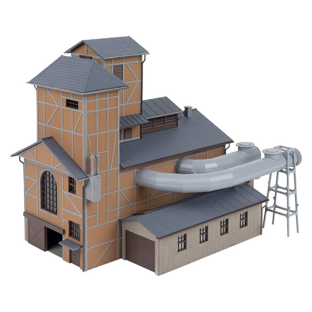 Faller Gebläsehalle mit Rohrleitungen (130024)