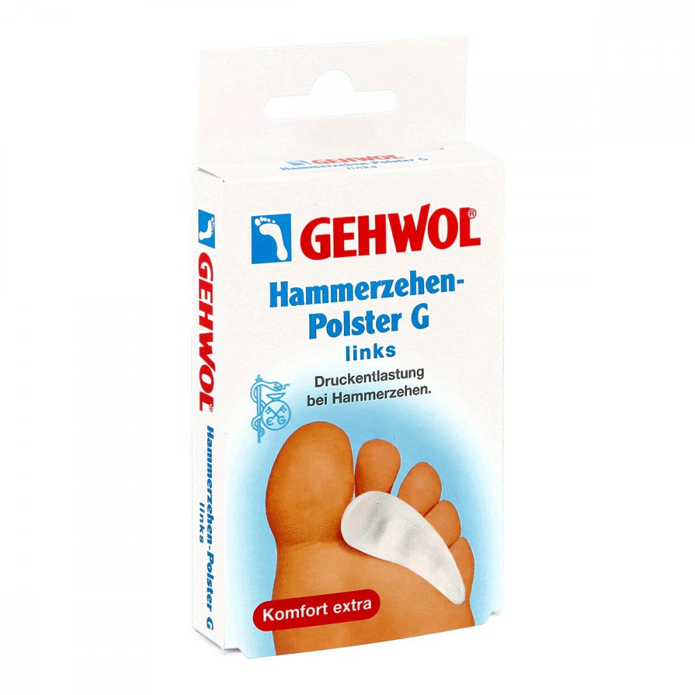 Eduard Gerlach GmbH Gehwol Polymer Gel Hammerzehenpolster G links 03444246