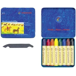 Stockmar, Malstifte, Wachsmalstifte (8x)