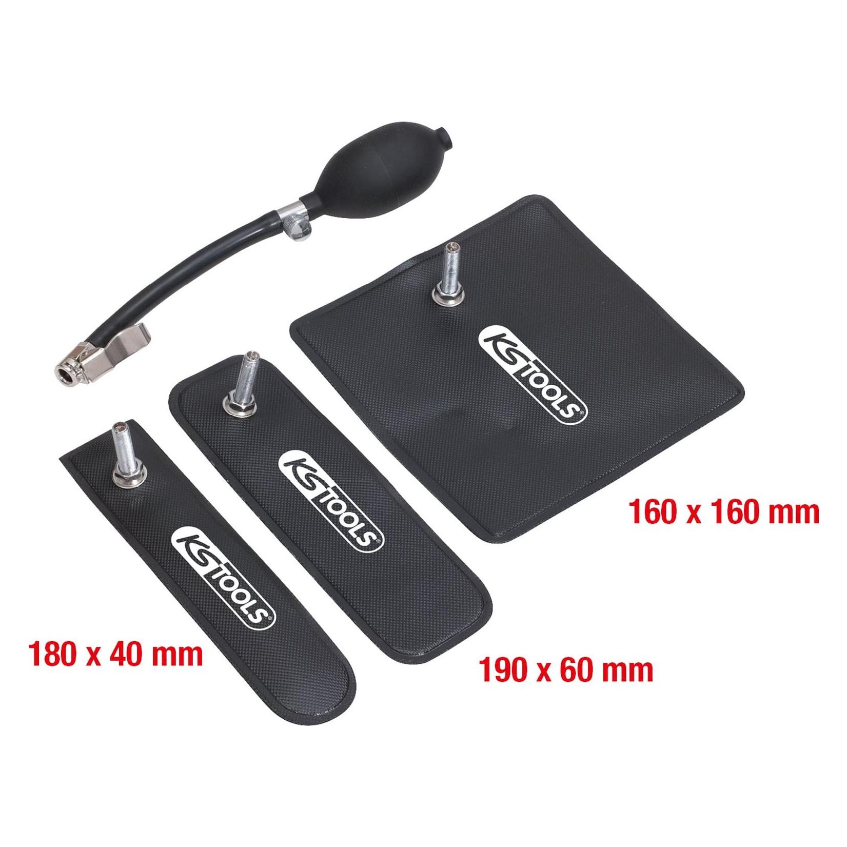 KS Tools Druckkissen-Satz mit Handpumpe, 4-tlg (150.1685)