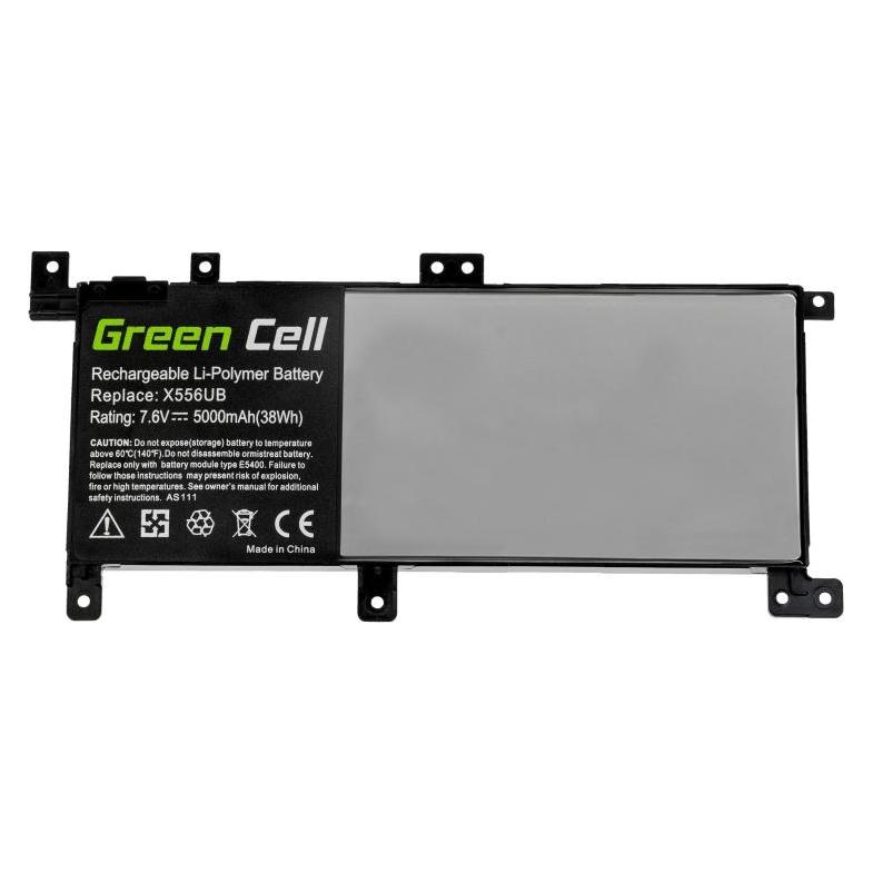 GreenCell Laptop Battery for Asus X556U - 7.6V - 4100mAh (4 Zellen, 4100 mAh) (AS111)