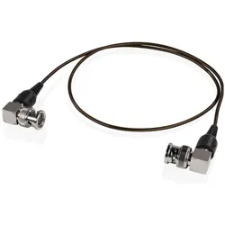 Shape Dünnes 90° BNC Kabel 24" (schwarz), Stromkabel, Schwarz