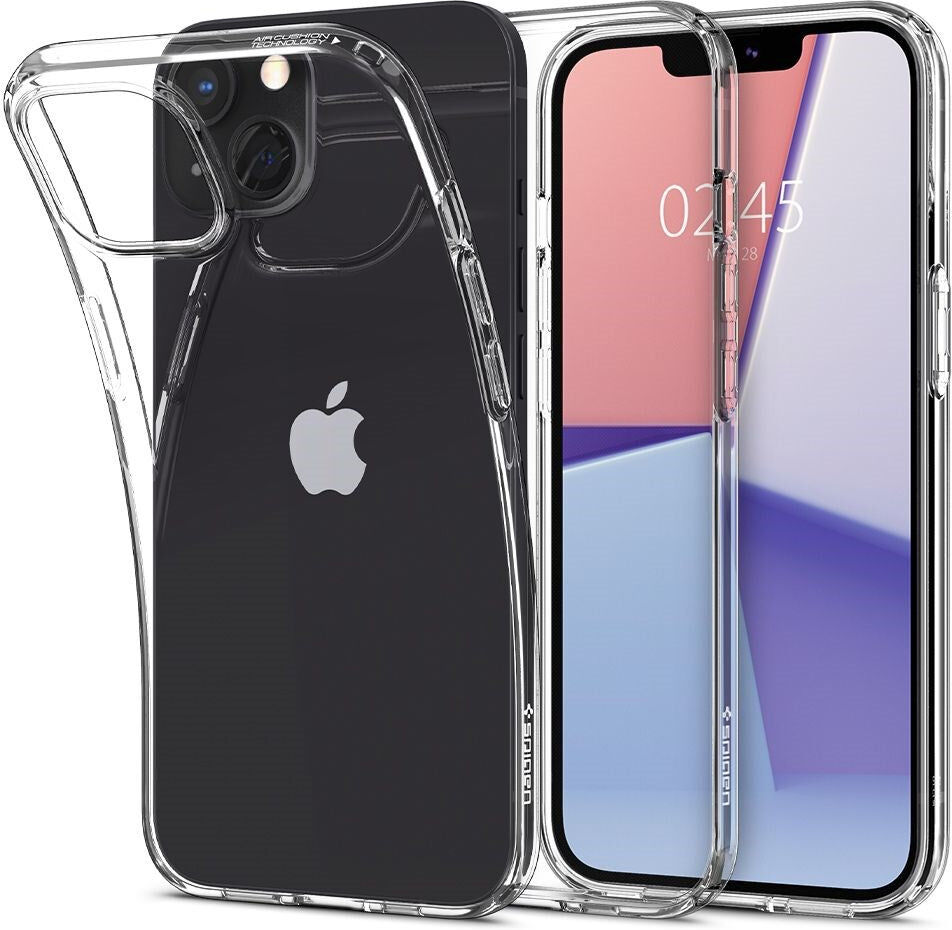 Spigen iPhone 13 Liquid Crystal Cover - Gennemsigtig