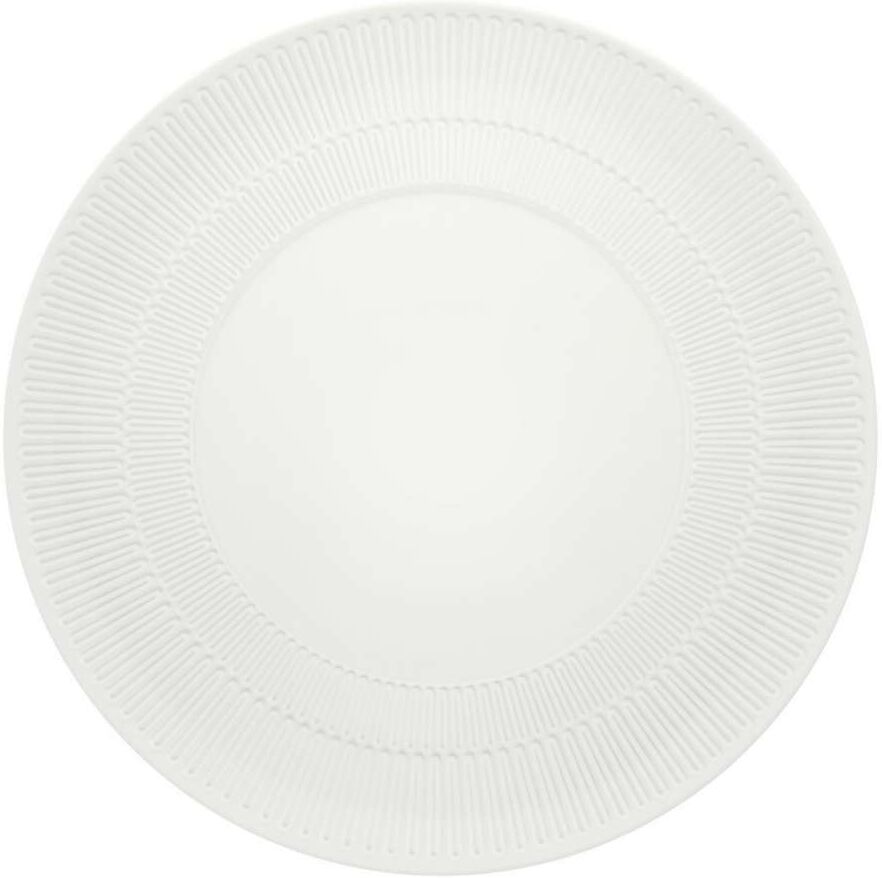 Vista Alegre Plato llano Ornament . Blanco