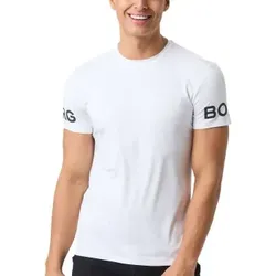 Björn Borg Performance Tee Weiß Polyester Medium Herren