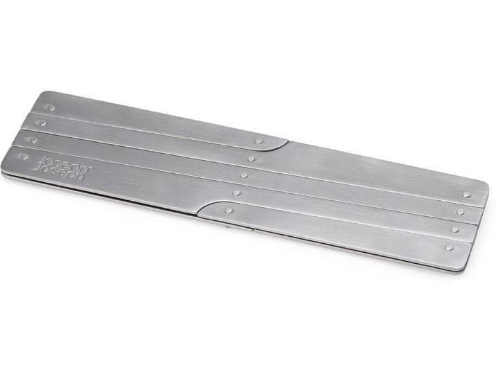 Topfuntersetzer JOSEPH JOSEPH Space , silber, B:23cm H:0,9cm, Edelstahl, Untersetzer, Topfuntersetzer, Zusammenklappbar