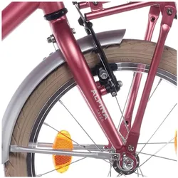 alpina Voorvork 16 Cargo berry red matt, Besteck, Rot