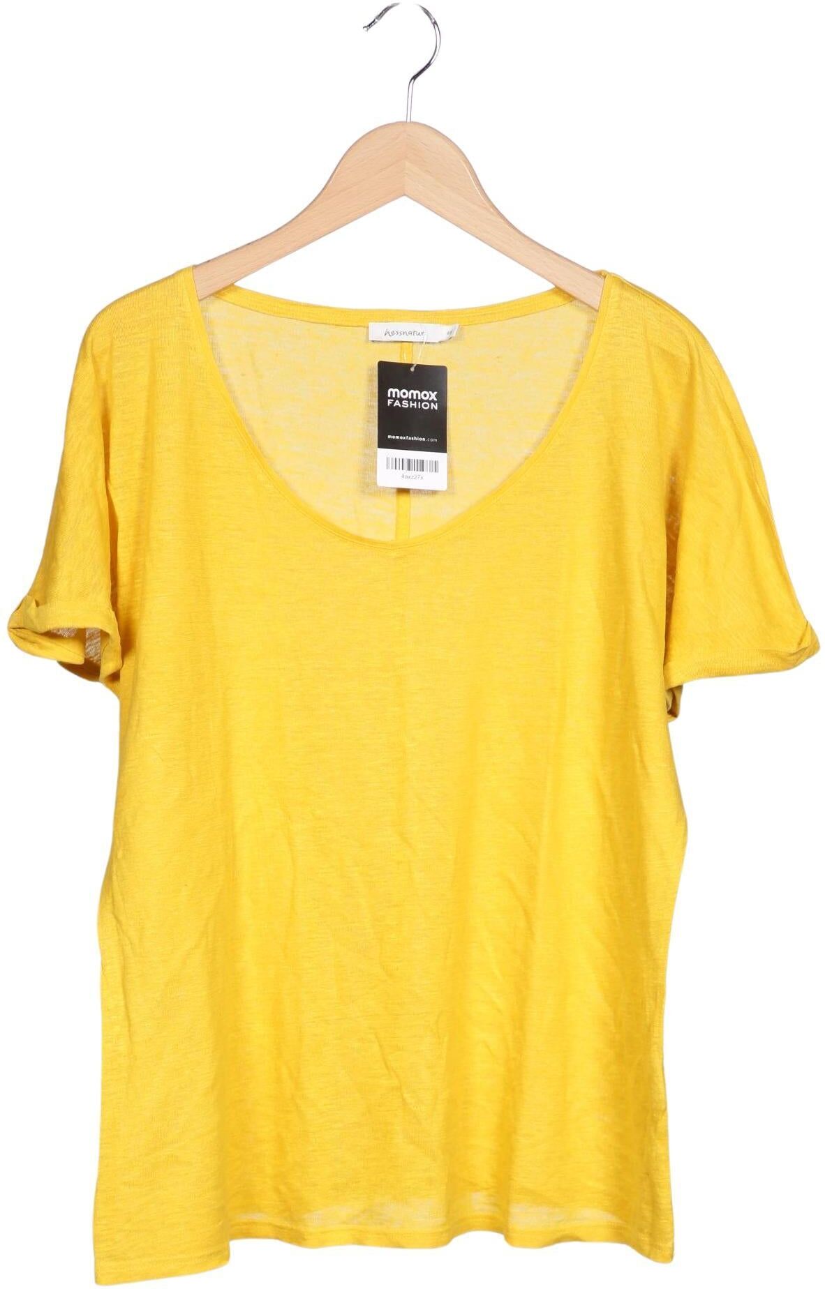 hessnatur Damen T-Shirt, Gelb, Gr. EU 46, Hanf - Second Hand