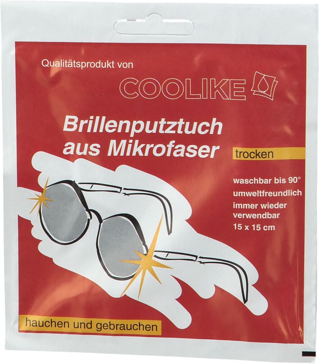 Coolike Brillenputztuecher Microfaser Tücher 1 St Unisex 1 St Tücher